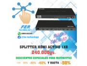 SPLITTER HDMI ACTIVO 1X8