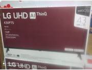 Smart Tv LG 43 4K UHD. Nuevos con Garantía.