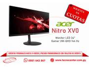 Monitor LED Gamer 34” Acer Nitro XV0 144 Hz. Adquirilo en cuotas!