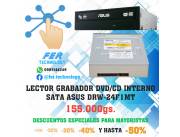 LECTOR GRABADOR DE DVD/CD INTERNO SATA ASUS DRW-24F1MT