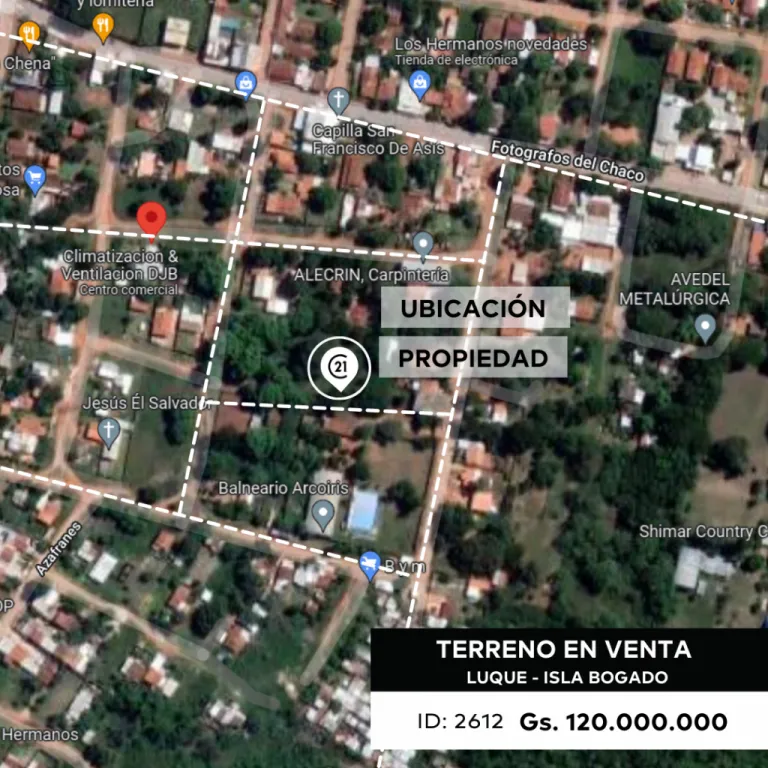 VENDO TERRENO EN ISLA BOGADO LUQUE — foto 3