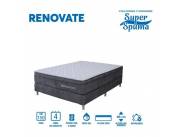 SOMIER SUPERSPUMA RENOVATE QUEEN 160X200 BASE Y COLCHON (4823) (4824) 150K