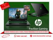 Notebook HP Pavilion Gaming Ryzen 7 GTX1650 Ti. Adquirila en cuotas!