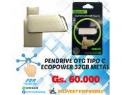 PENDRIVE ECOPOWER DUAL TYPE-C 32GB