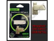 PENDRIVE ECOPOWER DUAL TYPE-C 32GB