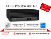 Mini PC HP ProDesk 400 G7 SFF Intel Core i5. Adquirila en cuotas!