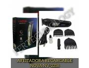 AFEITADORA RECARGABLE NOVA NV-2218