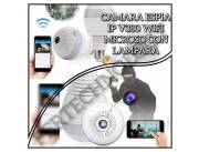 CAMARA ESPIA IP V380 WIFI MICROSD CON LAMPARA