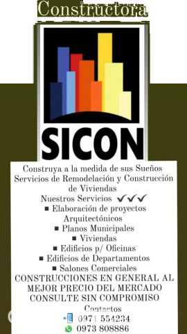 Construcción - CONSTRUCCIONES RESIDENCIALES Y COMERCIALES EN TODO EL PAIS AL MEJOR PRECIO Y CALIDAD