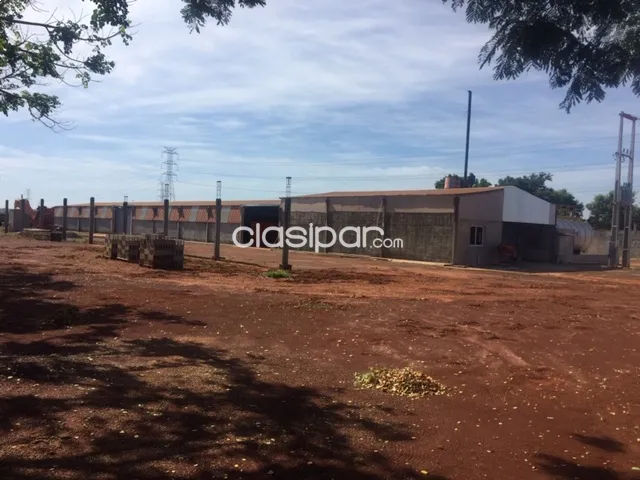 Tinglado 780 m2 km 16 Minga Guazu en AMPLIO TERRENO 6.700 m2 a 400mts Ruta 2 — foto 2