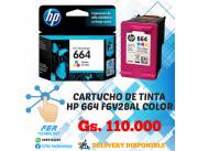 CARTUCHO DE TINTA HP 664 COLOR