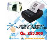 IMPRESORA TERMICA GO LINK GL-33 58MM BLUETOOTH Y USB