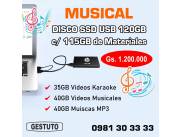 Disco SSD USB con Musicas, Karaoke, Videos y mucho Material para sus Encuentros!