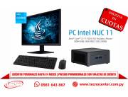 Mini PC Intel NUC 11 Ci3 SSD 240 GB. Adquirila en cuotas!