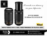 Lente Nikon DX 70-300mm F/4.5-6.3G ED VR. Adquirila en cuotas