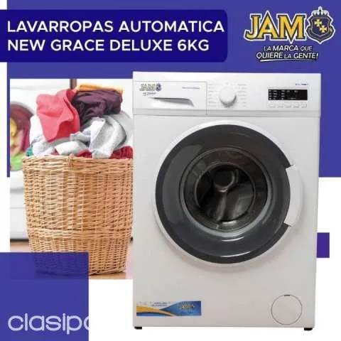 LAVARROPAS JAM GRACE DE 6 KG AUTOMATICO !! NUEVOS EN CON GARANTÍA ! DELIVERY SIN COST #2059235 | Clasipar.com en Paraguay