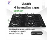 Anafe 4 hornallas a gas