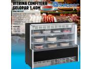 VITRINA CONFITERA GELOPAR DE 1,40 MTS !! NUEVOS CON GARANTÍA !! DELIVERY SIN COSTO !!