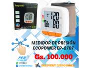 TOMA PRESION DE MUÑECA ECOPOWER EP-2707