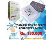 TOMA PRESION DE BRAZO ECOPOWER EP-2701