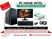 PC Home Intel 19 + Impresora Hp Multifunción. Adquirila en cuotas