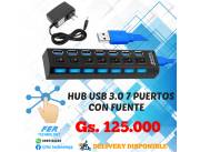 HUB USB 3.0 7 PUERTOS CON FUENTE