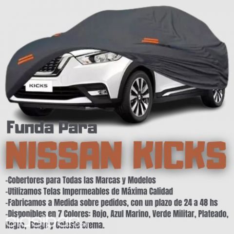 Repuestos y accesorios - 🚗 Funda para Nissan Kicks: Forro Cubreauto Lluvia y Sol 🌞💦