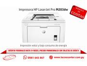 Impresora HP LaserJet Pro M203dw. Adquirila en cuotas!