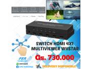 SWITCH HDMI MULTIVIEWER 4X1