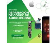 Reparación de IC Codec audio iPhone