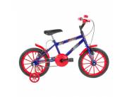 BICICLETA ARO 16 KIDS ULTRA BIKES AZUL|ROJO