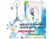 ARO LED CON TRIPODE 1.8 MTS 96LED 10P EP-6612