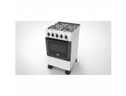 COCINA A GAS TOKYO NEW PETIT 4H MESADA INOX HORNO LIMPIA FACIL CON ZOCALO