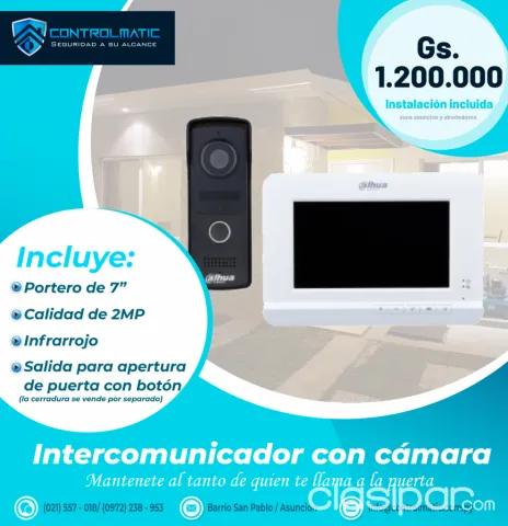 7 Video Portero Portero Intercomunicador Timbre Casa Cámara