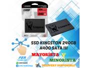 ¡¡OFERTA!! DISCO DURO SSD KINGSTON A400 SATA III 240GB