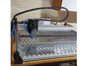 Maquina de Corte y Grabado Laser+ Soplador de aire+ Eje Rotativo+ Base Corte/