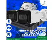 Kit 2 Cámara Mira y Escucha 1080P Dahua