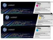 Toner HP CE311A (126A Cyan)|CE313A (126A Magenta)|CE312A (126A Yellow) | HP STORE