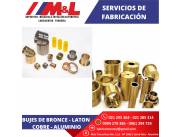 Servicio de Fabricación de Bujes (bronce - aluminio - cobre - hierro - teflon - nylon)