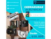CERRADURA ELECTRICA PARA PUERTA DE MADERA, BLINDEX, PESTILLO, ELECTROMAGNETICA Y MUCHO MÁS