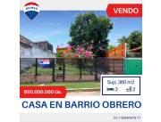 Oferta Casa Duplex en Asunción Barrio Obrero