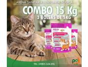 COMBO AKIO 15 KG - ARENA SANITARIA
