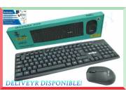 COMBO TECLADO Y MOUSE INALAM WB-8012