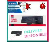 COMBO TECLADO C/MOUSE USB HAVIT HV-KB611CM