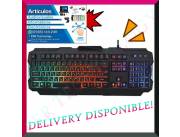 TECLADO GAMER SATE AK-837 - (ESPAÑOL)