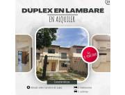Hermoso Duplex en alquiler en Lambaré
