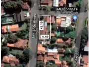 Terreno en esquina Luque Villa Adela 43.10 x 11.60