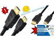 ¡¡OFERTA!! CABLE MINI HDMI A HDMI MACHO 10 MTS