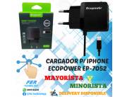 CARGADOR ECOPOWER EP-7052 IPHONE