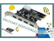 PLACA PCI EXPRESS USB 3.0 4 PUERTOS